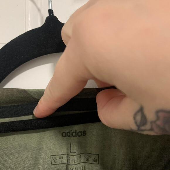 Adidas army camo shirt climalite size large - Picture 2 of 3